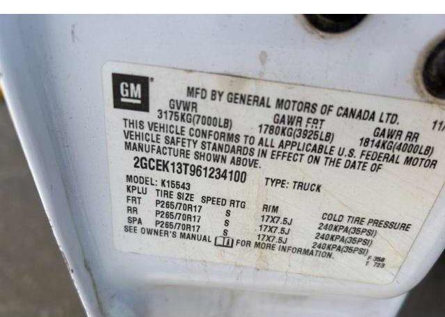 2006 CHEVROLET SILVERADO K1500