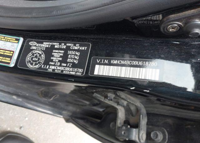 2011 HYUNDAI ACCENT GLS