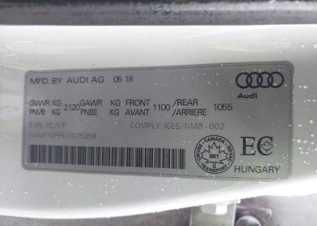 2018 AUDI S3 SEDAN