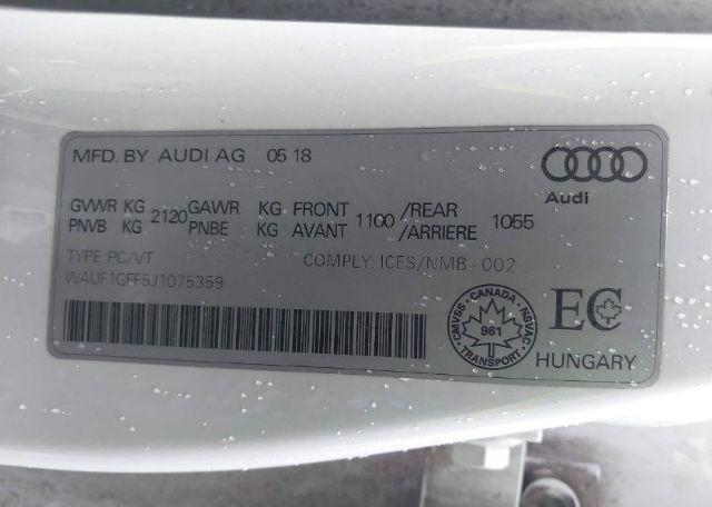 2018 AUDI S3 SEDAN