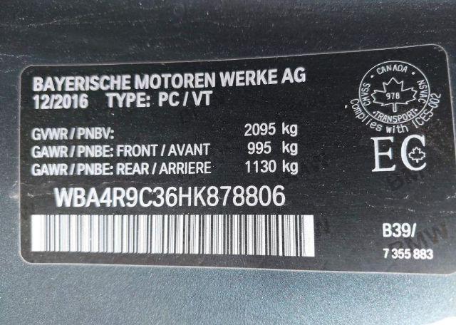2017 BMW 4 SERIES