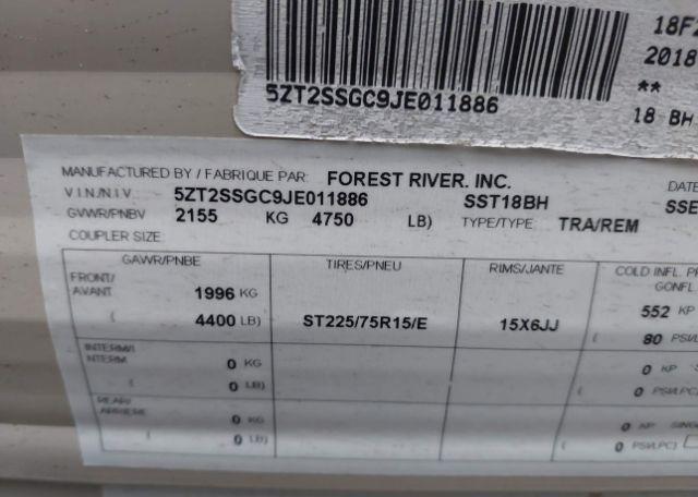 2018 FOREST RIVER SHASTA OASIS