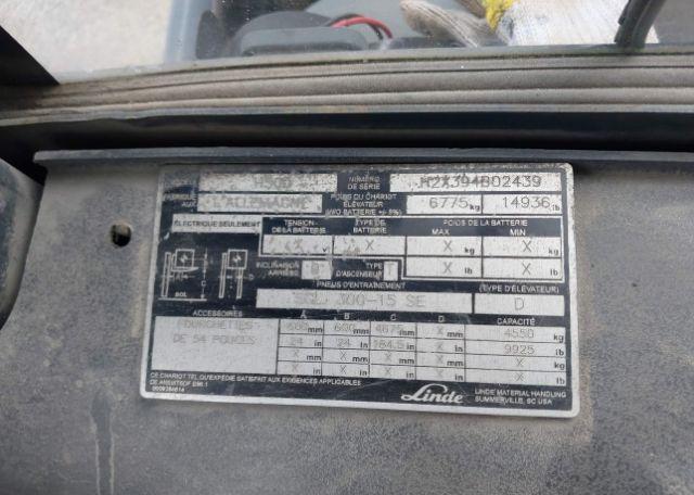 2011 LINDE H50D LPG Forklift