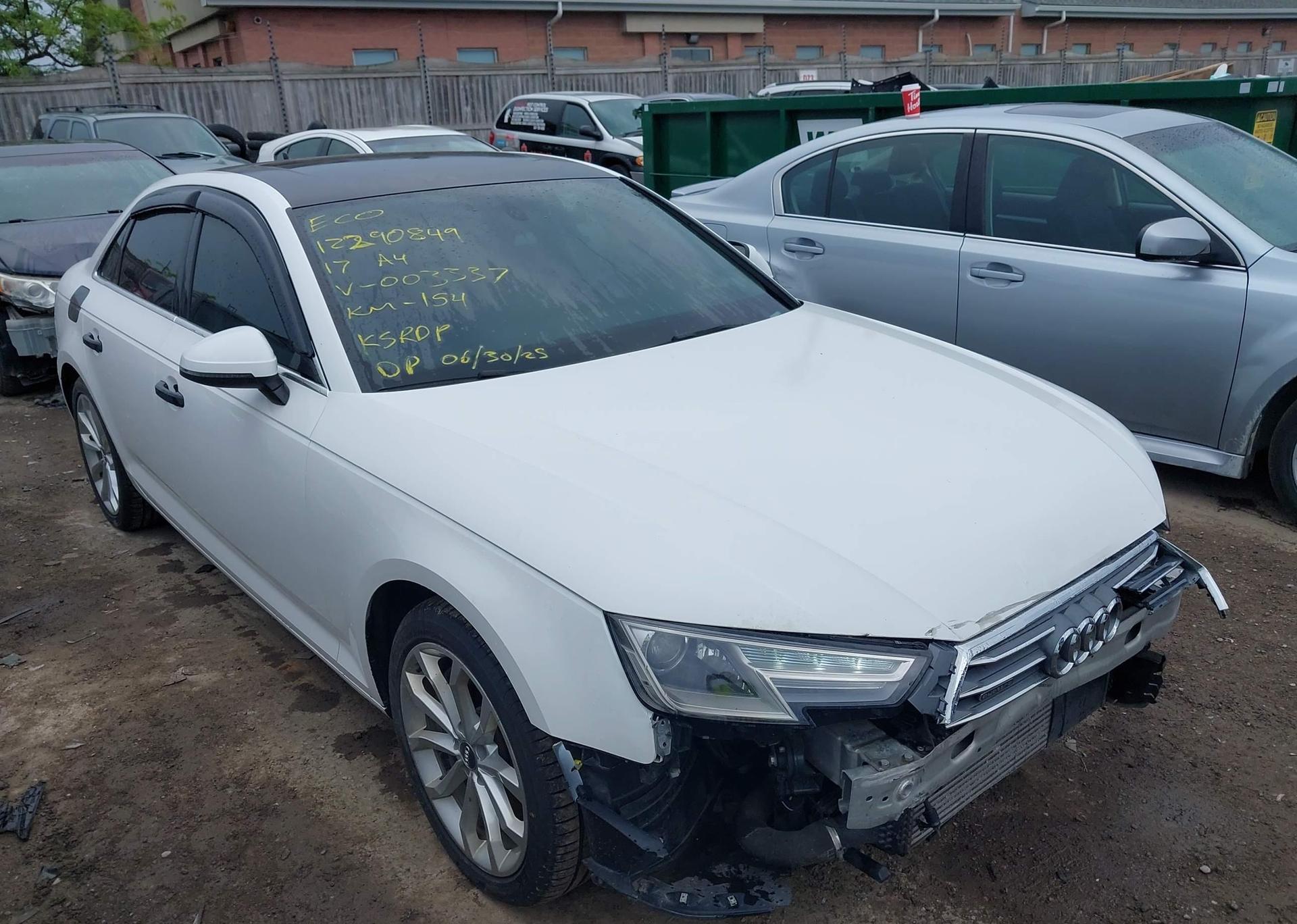 2017 AUDI A4 2.0T PROGRESSIV