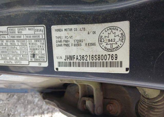 2006 HONDA CIVIC
