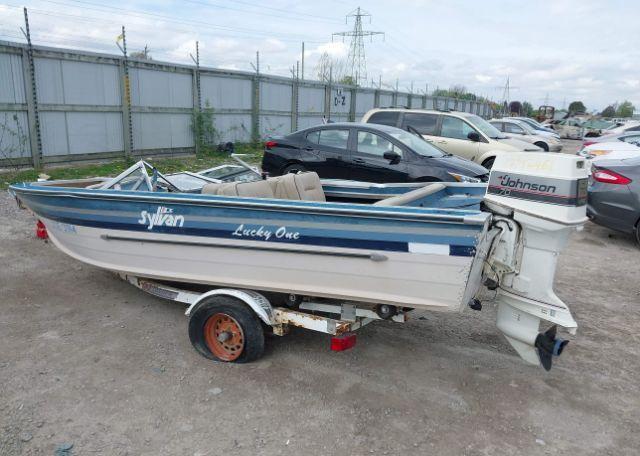 1985 SYLVAN SUNCHASER BOAT & TRAILER