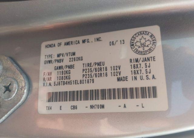 2014 ACURA RDX