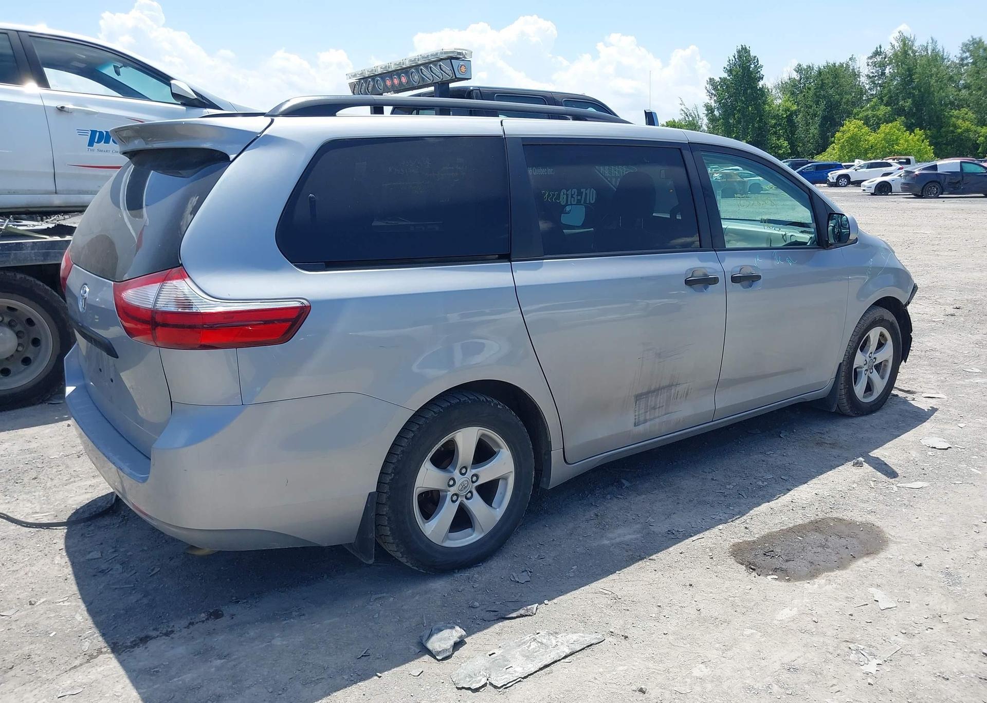 2016 TOYOTA SIENNA 7 PASSENGER