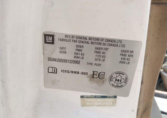 2008 BUICK ALLURE CXL