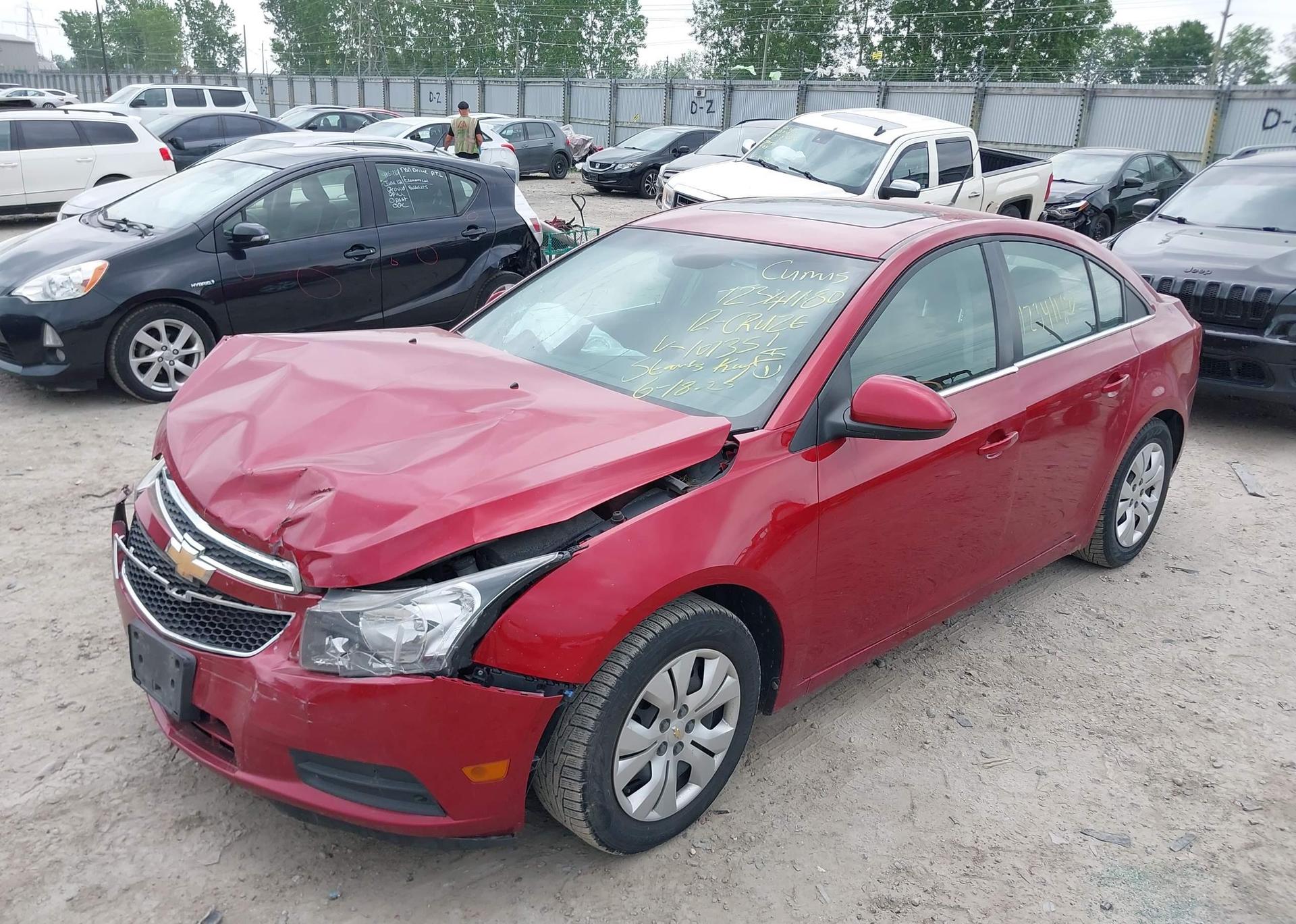 2012 CHEVROLET CRUZE LT TURBO