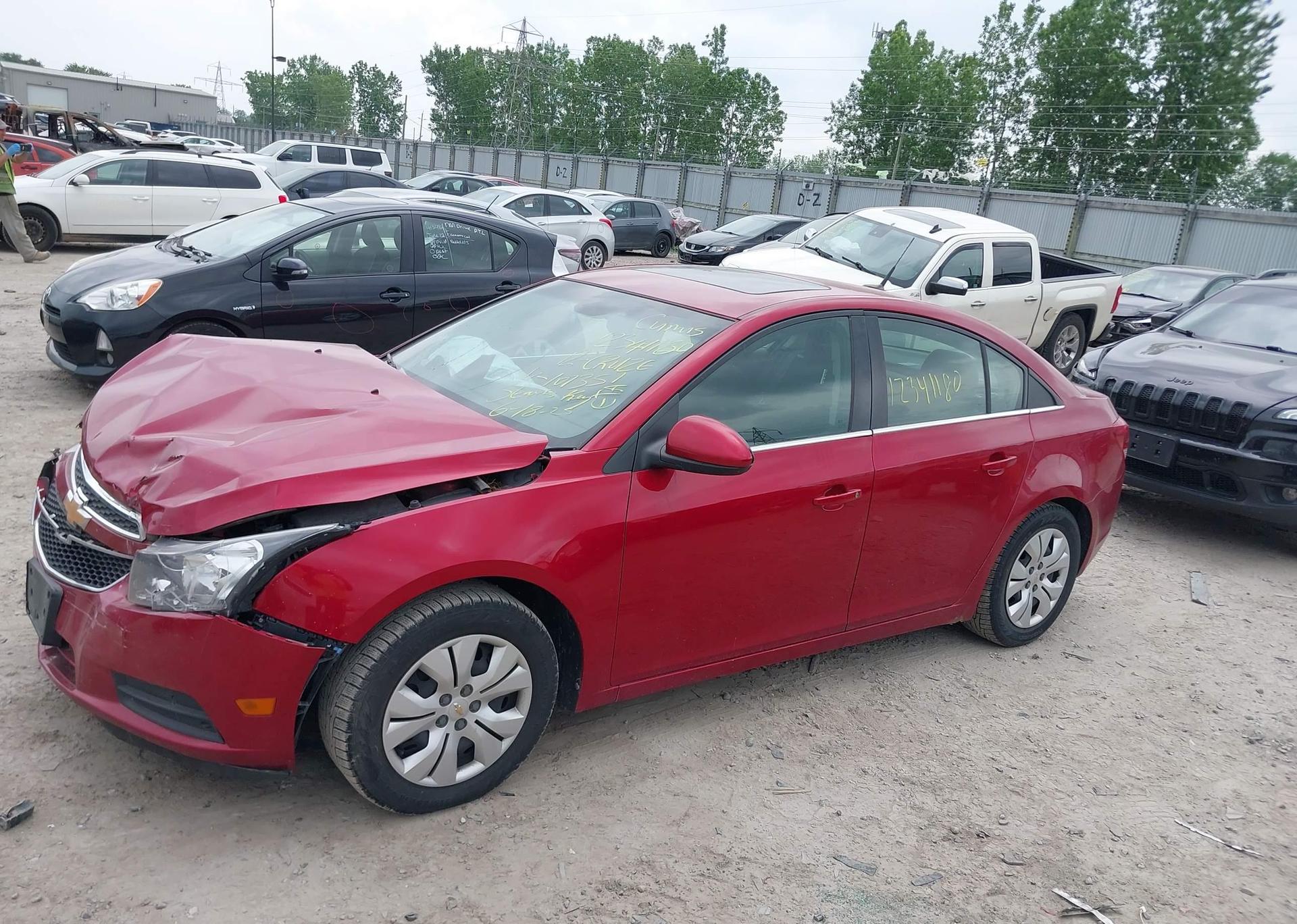 2012 CHEVROLET CRUZE LT TURBO