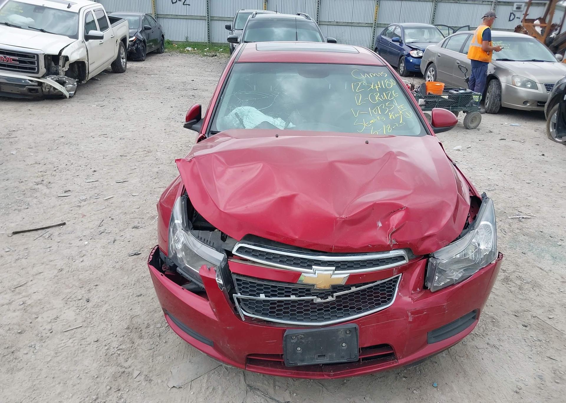 2012 CHEVROLET CRUZE LT TURBO