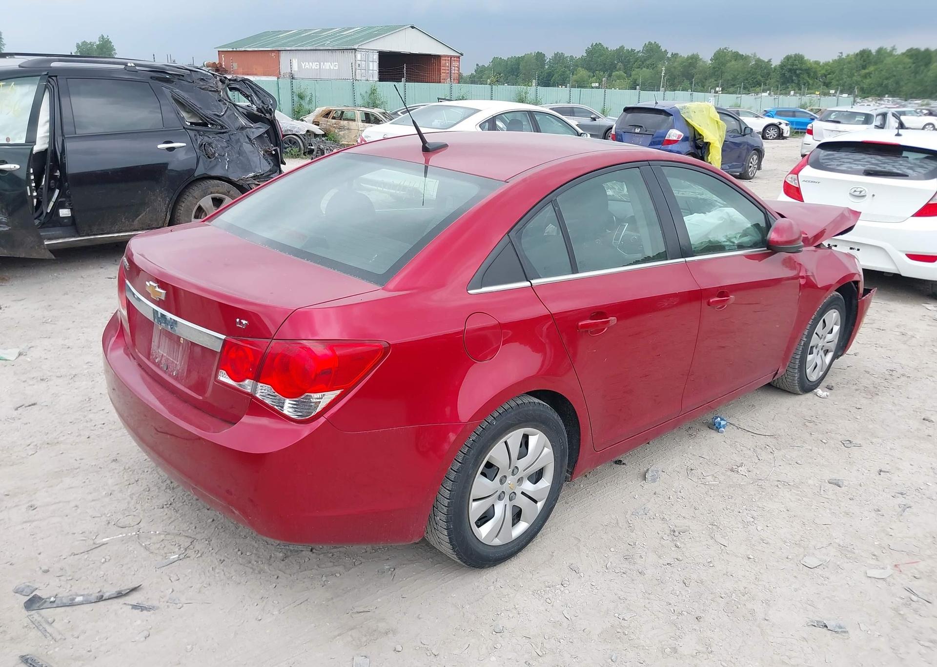 2012 CHEVROLET CRUZE LT TURBO