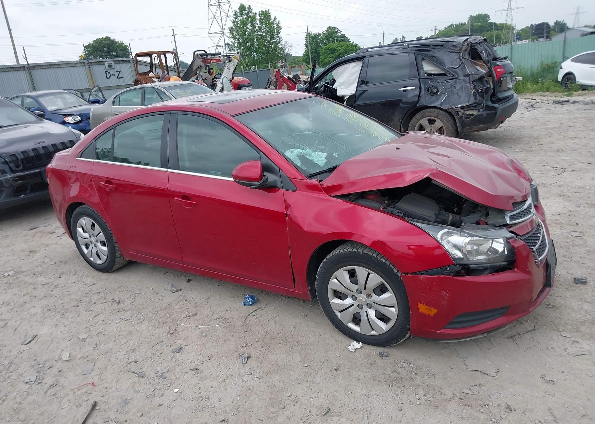 2012 CHEVROLET CRUZE LT TURBO