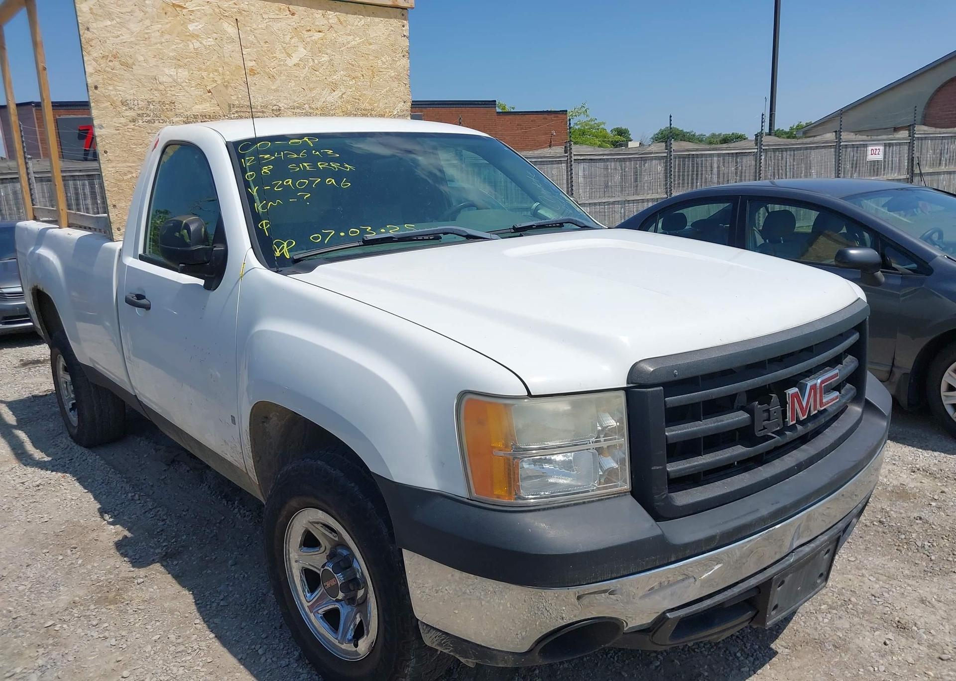 2008 GMC SIERRA 1500 SLE