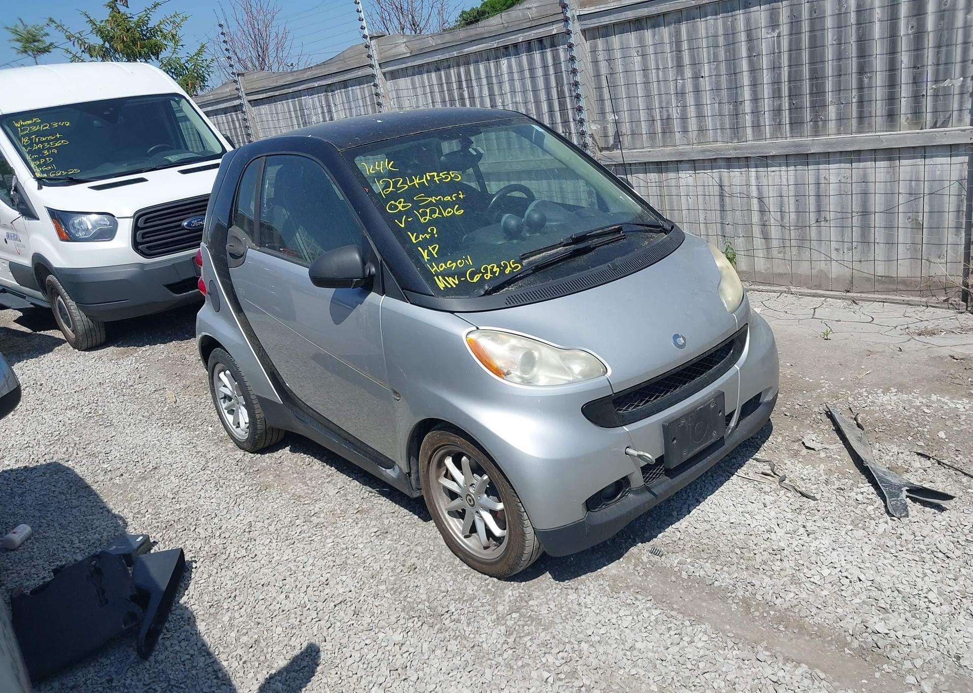 2008 SMART FORTWO PURE