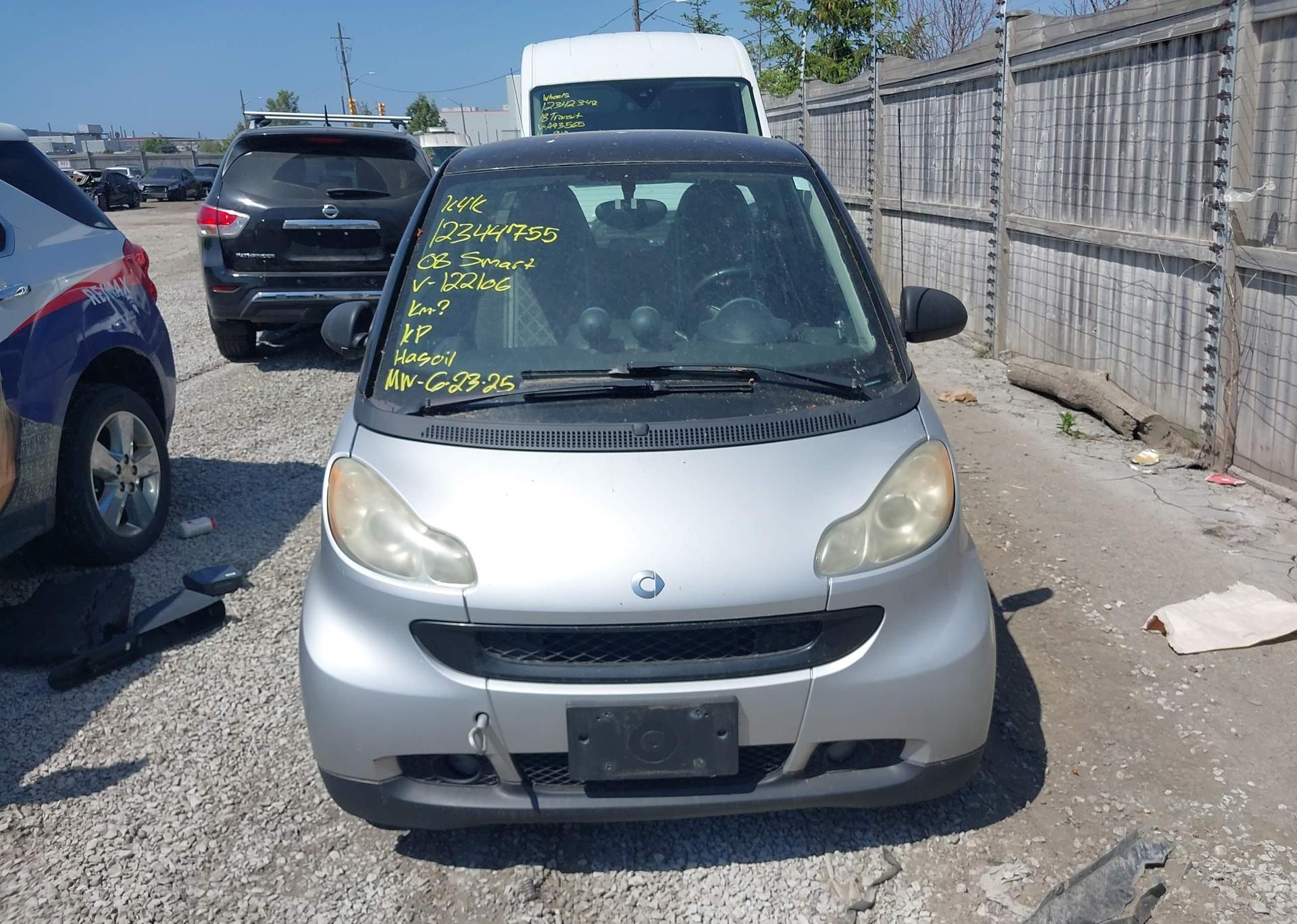 2008 SMART FORTWO PURE