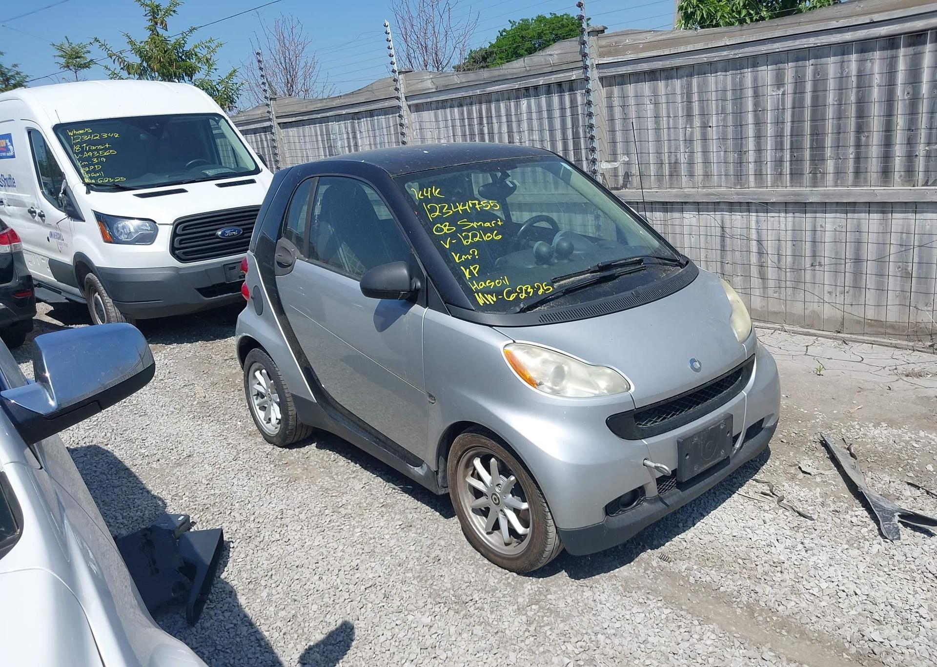 2008 SMART FORTWO PURE
