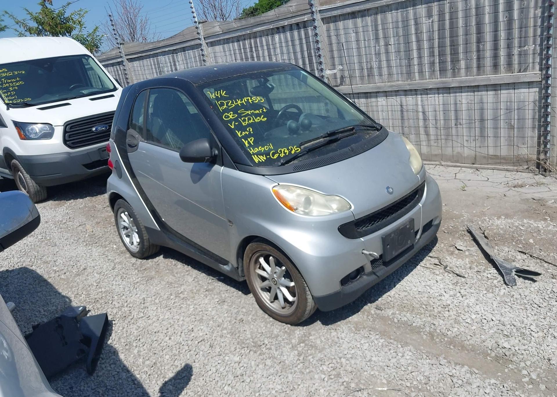 2008 SMART FORTWO PURE