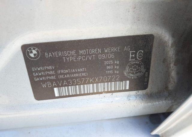 2007 BMW 328I