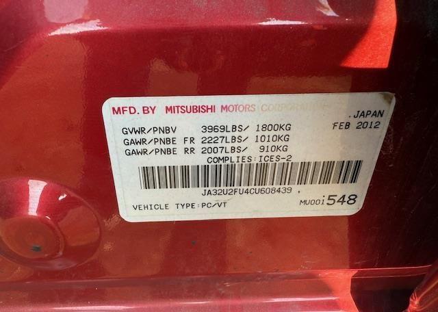 2012 MITSUBISHI lancer se