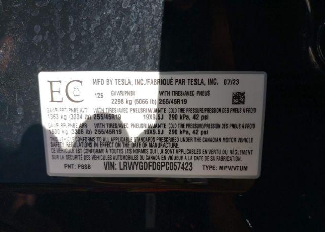 2023 TESLA MODEL Y