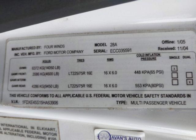 2005 FORD DUTCHMEN EXPRESS