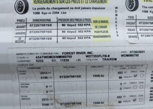 2022 FOREST RIVER WILDWOOD