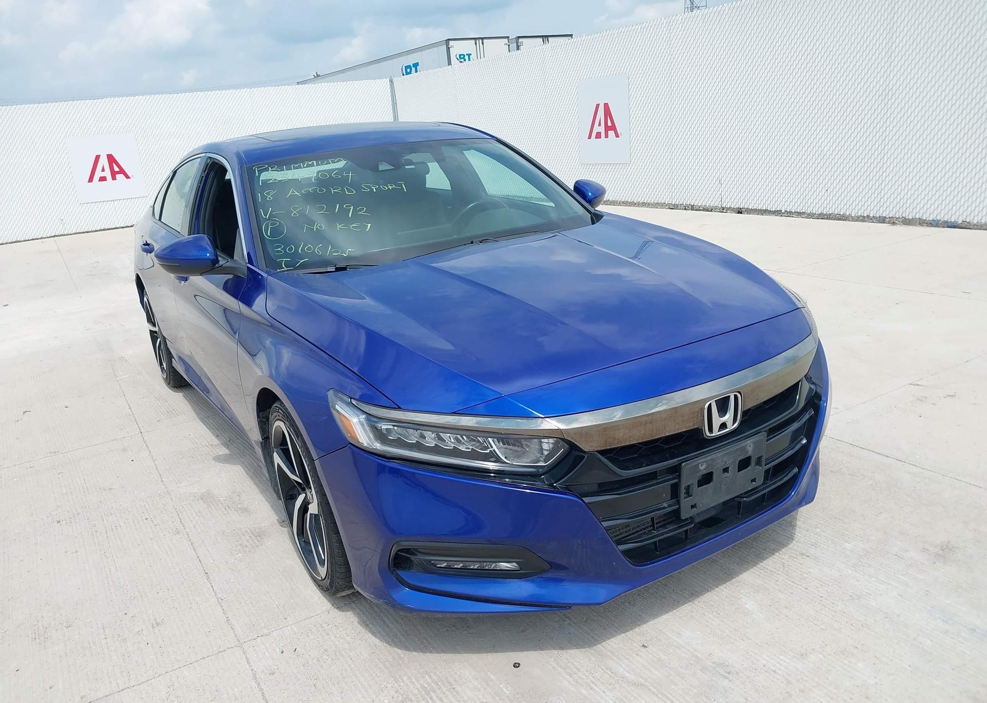 2018 HONDA ACCORD SPORT