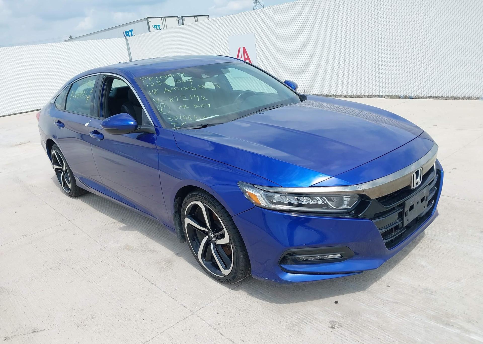 2018 HONDA ACCORD SPORT