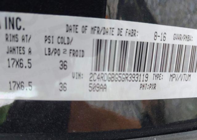 2016 DODGE GRAND CARAVAN SE
