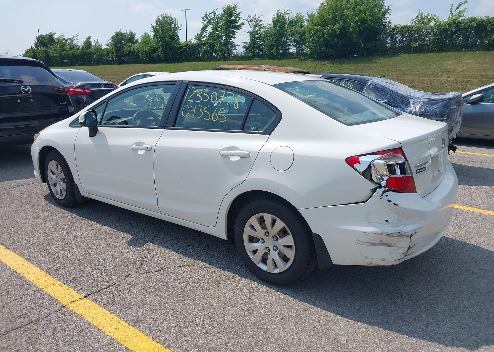 2012 HONDA CIVIC LX