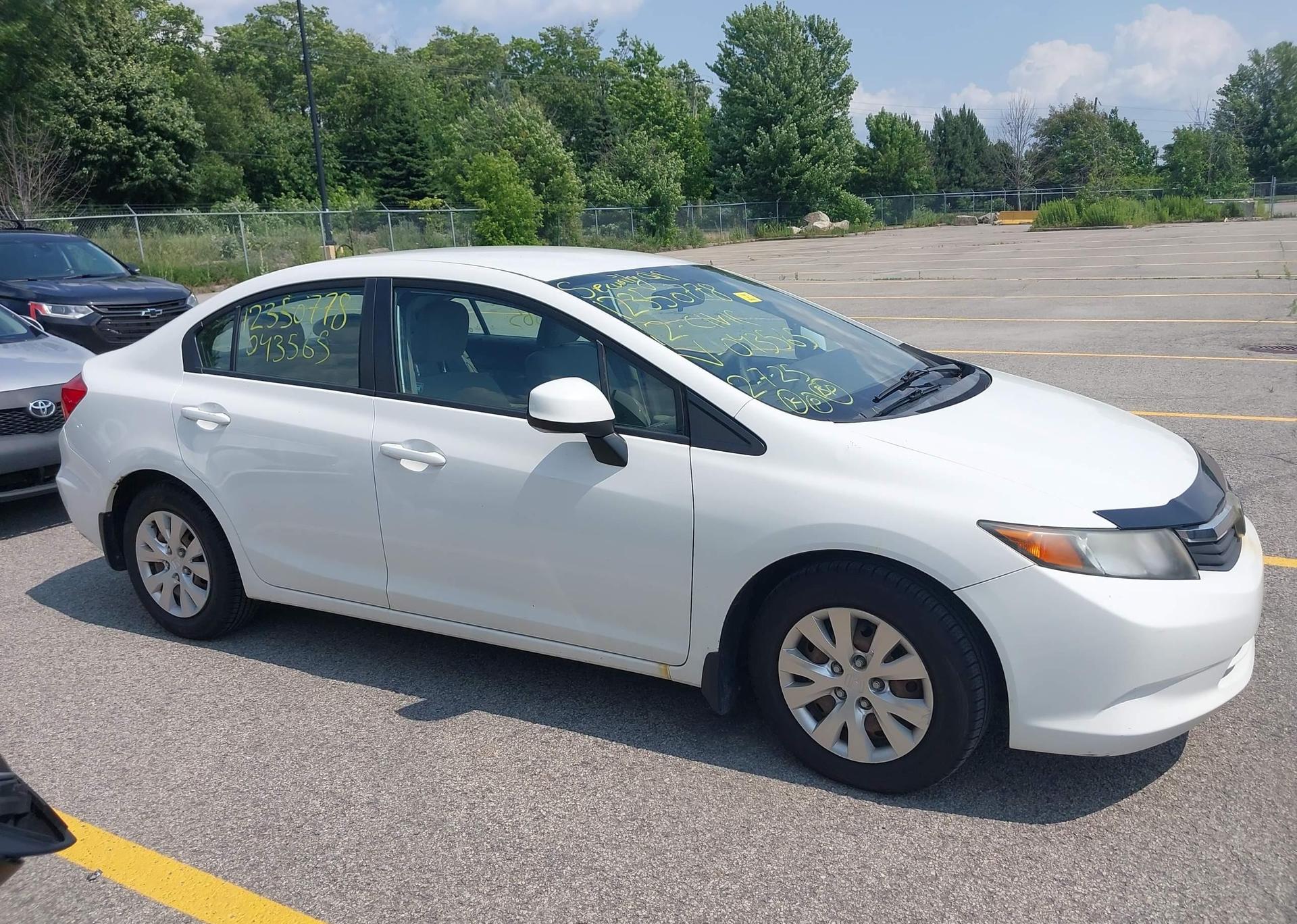 2012 HONDA CIVIC LX