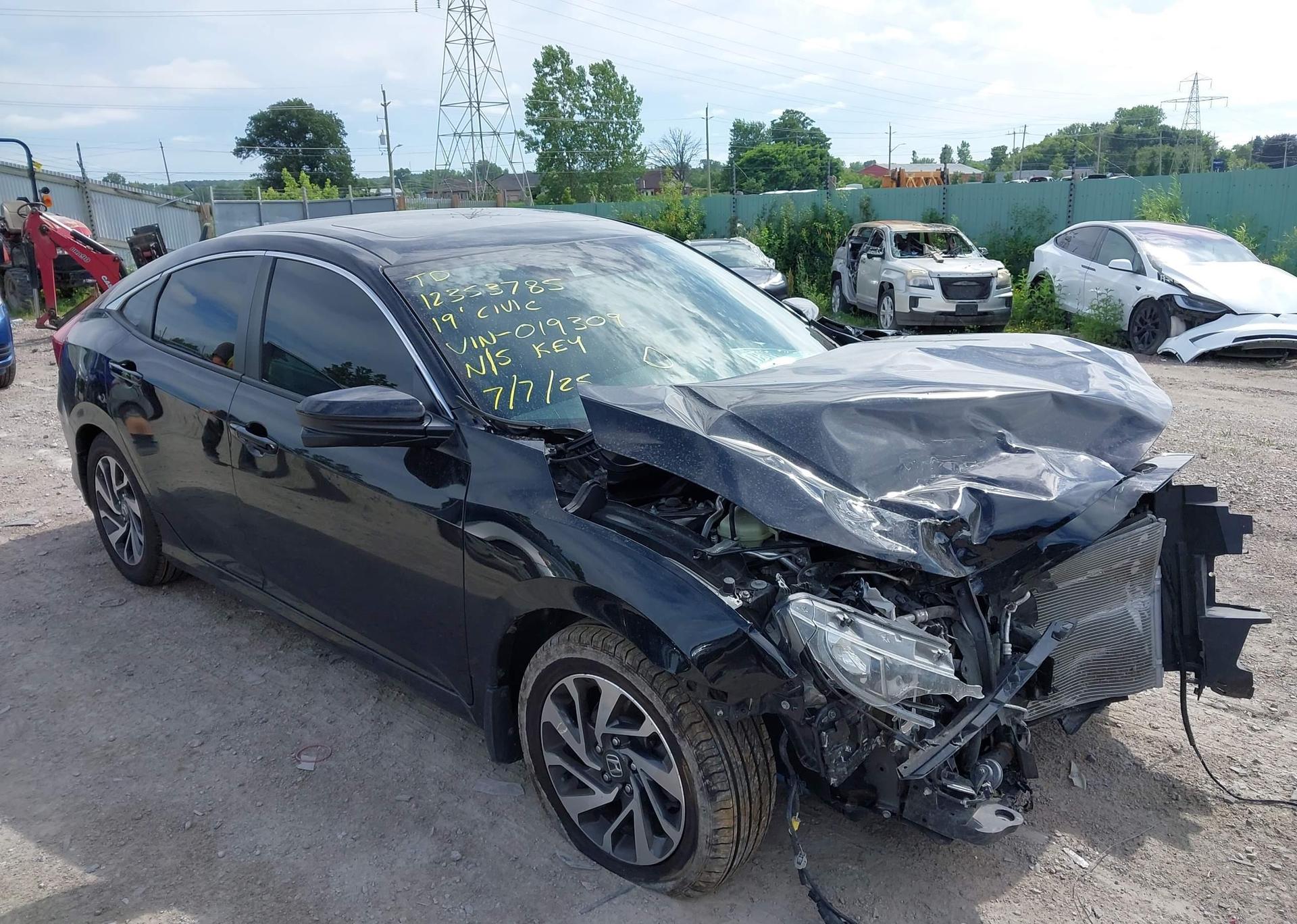 2019 HONDA CIVIC EX 4DR