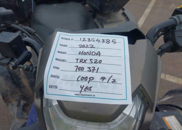 2022 HONDA TRX520 FM