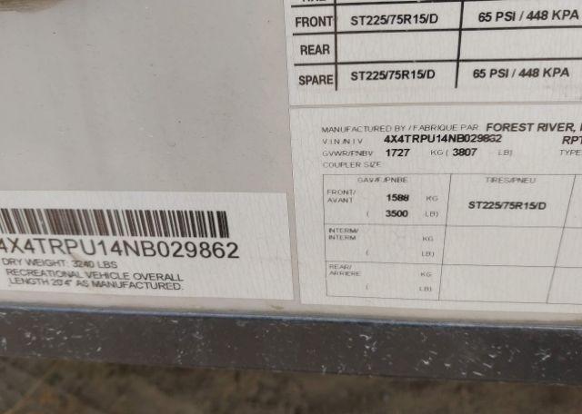 2022 TRAILER R-POD T80 TRAVEL TRAILER