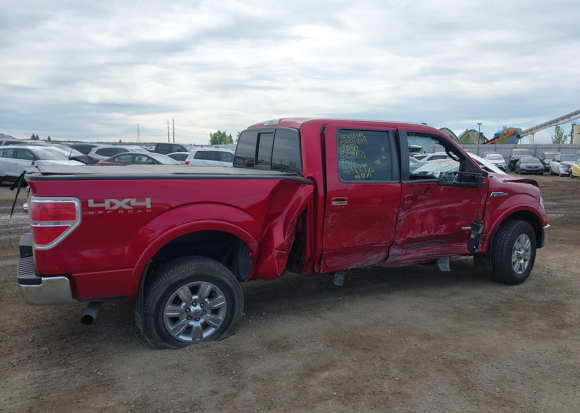 2012 FORD F150 SUPERCREW
