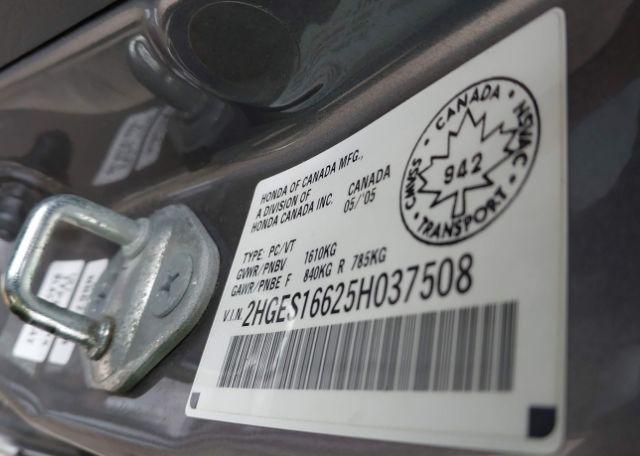 2005 HONDA CIVIC LX