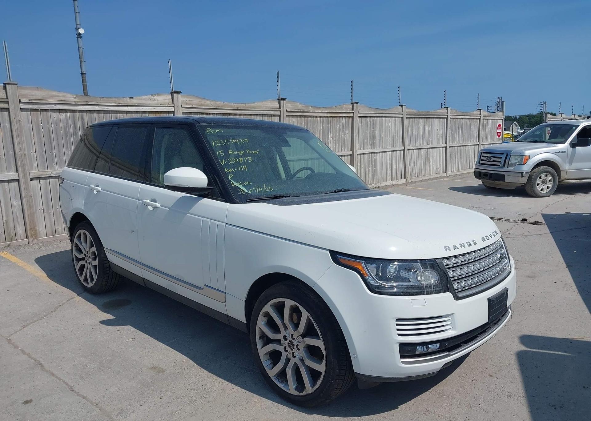 2015 LAND ROVER RANGE ROVER 3.0L V6 SUPERCHARGED HSE