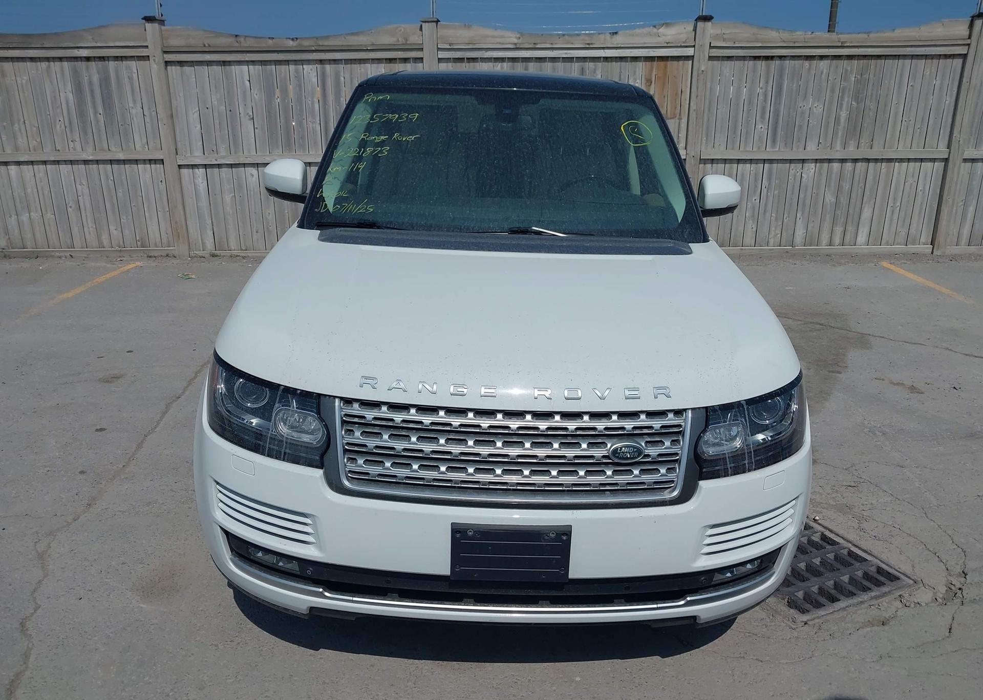 2015 LAND ROVER RANGE ROVER 3.0L V6 SUPERCHARGED HSE