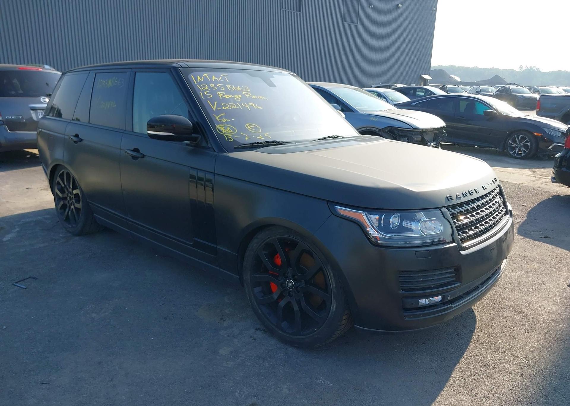 2015 LAND ROVER RANGE ROVER 5.0L V8 SUPERCHARGED AUTOBIOGRAPHY