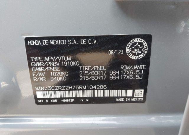 2024 HONDA HR-V EXL