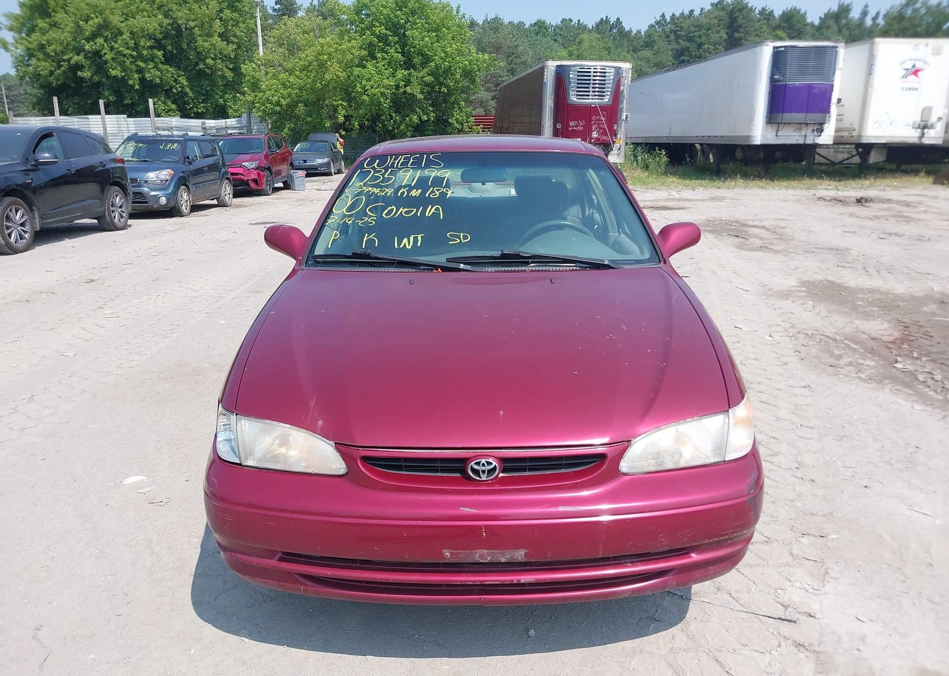 2000 TOYOTA COROLLA VE