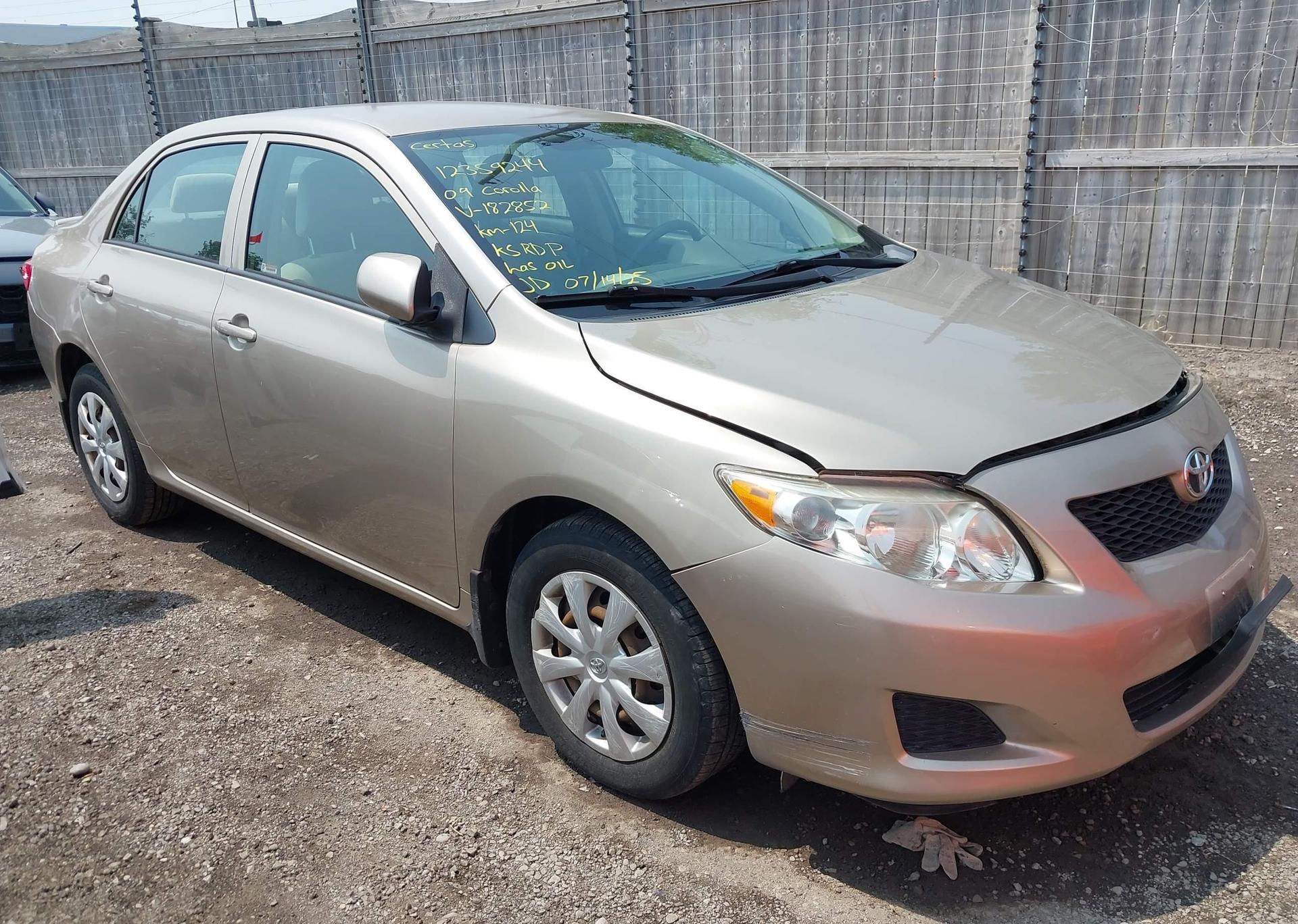 2009 TOYOTA COROLLA S