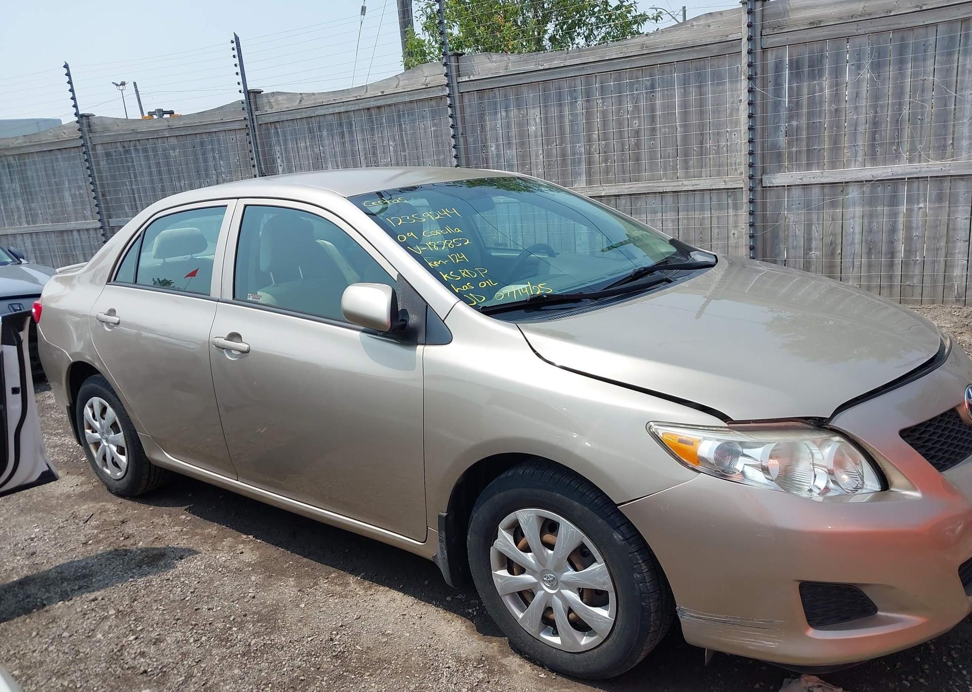 2009 TOYOTA COROLLA S