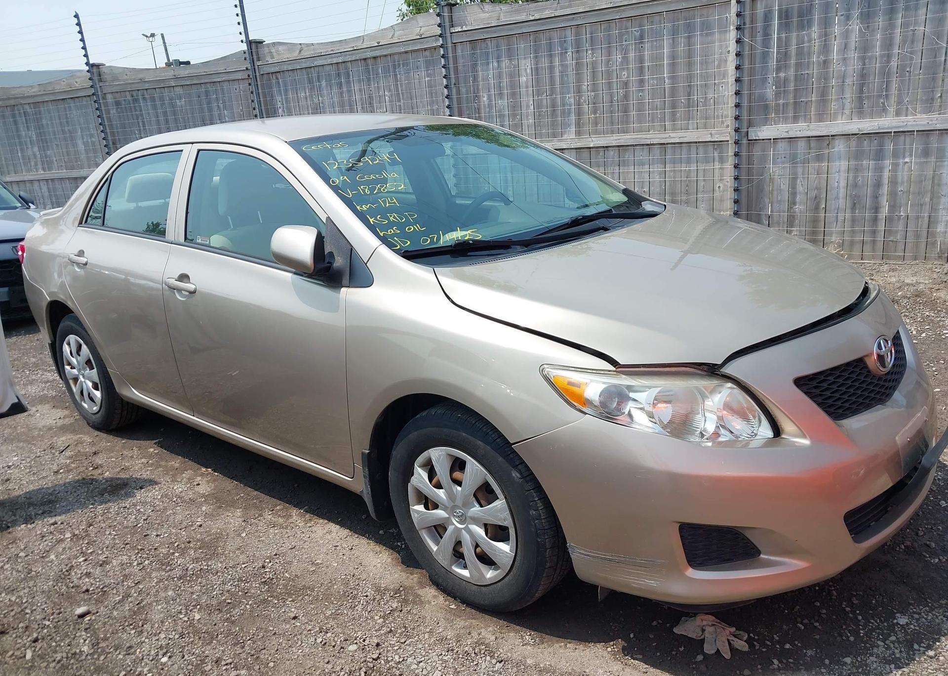2009 TOYOTA COROLLA S