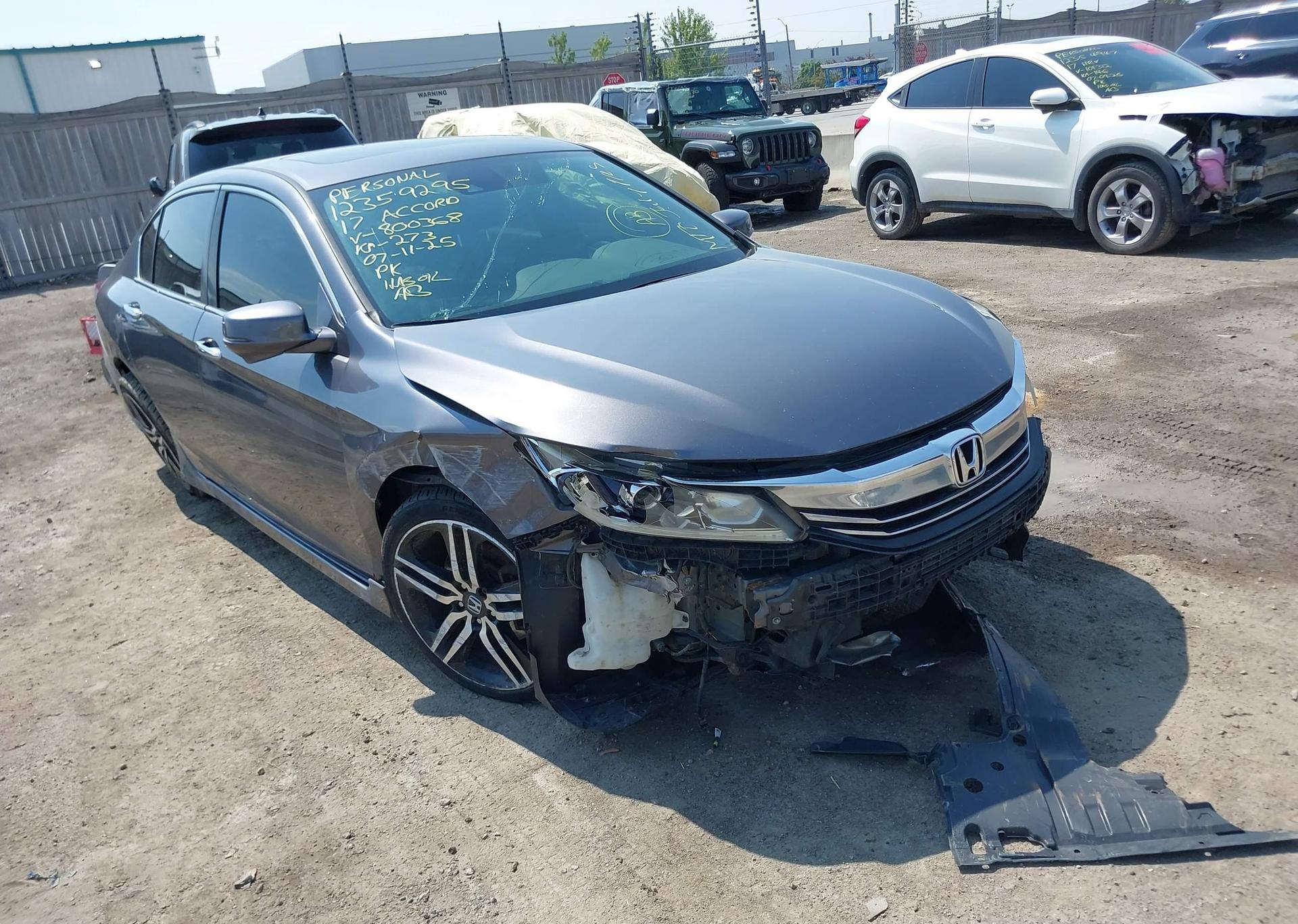 2017 HONDA ACCORD SPORT