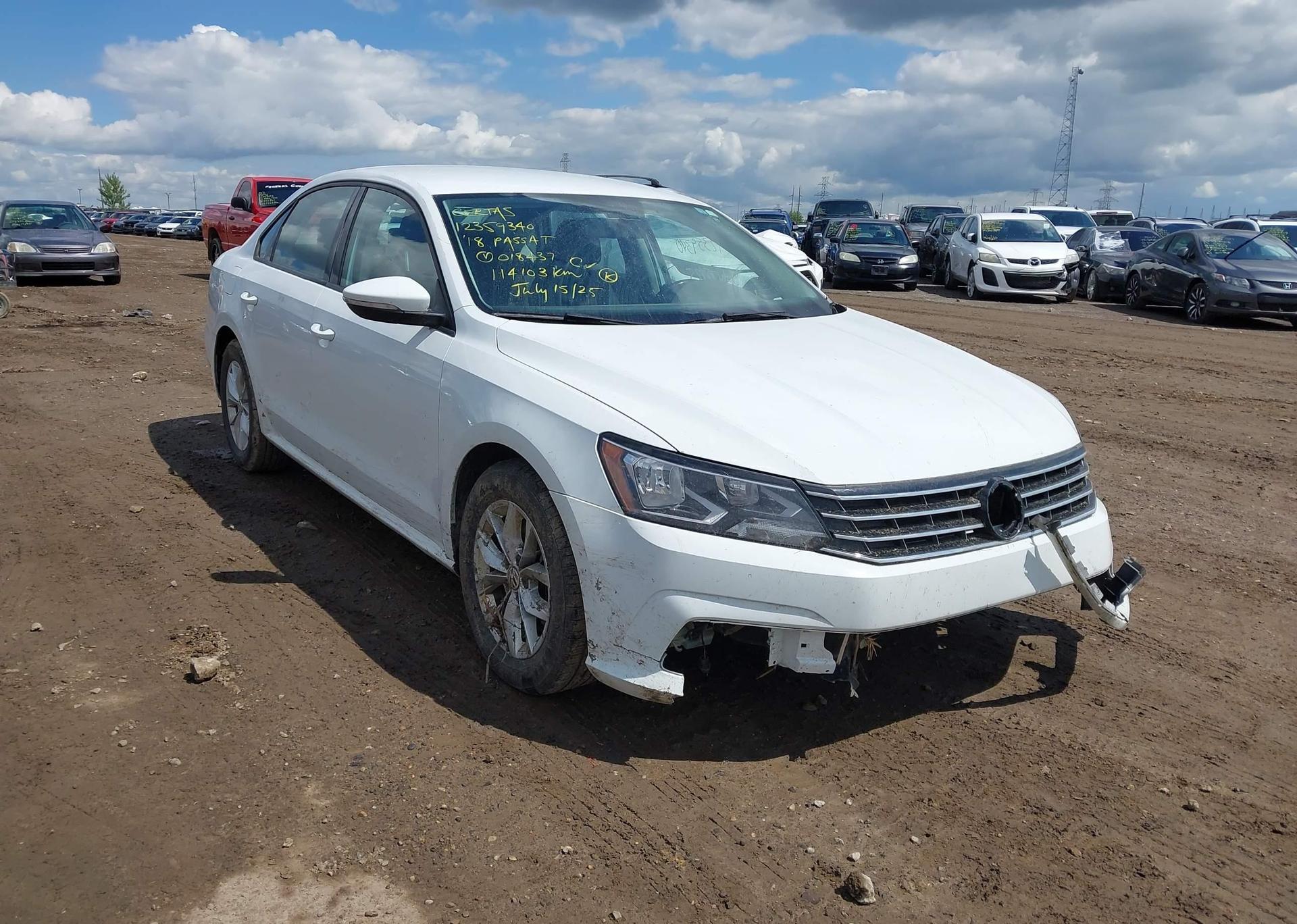 2018 VOLKSWAGEN PASSAT S