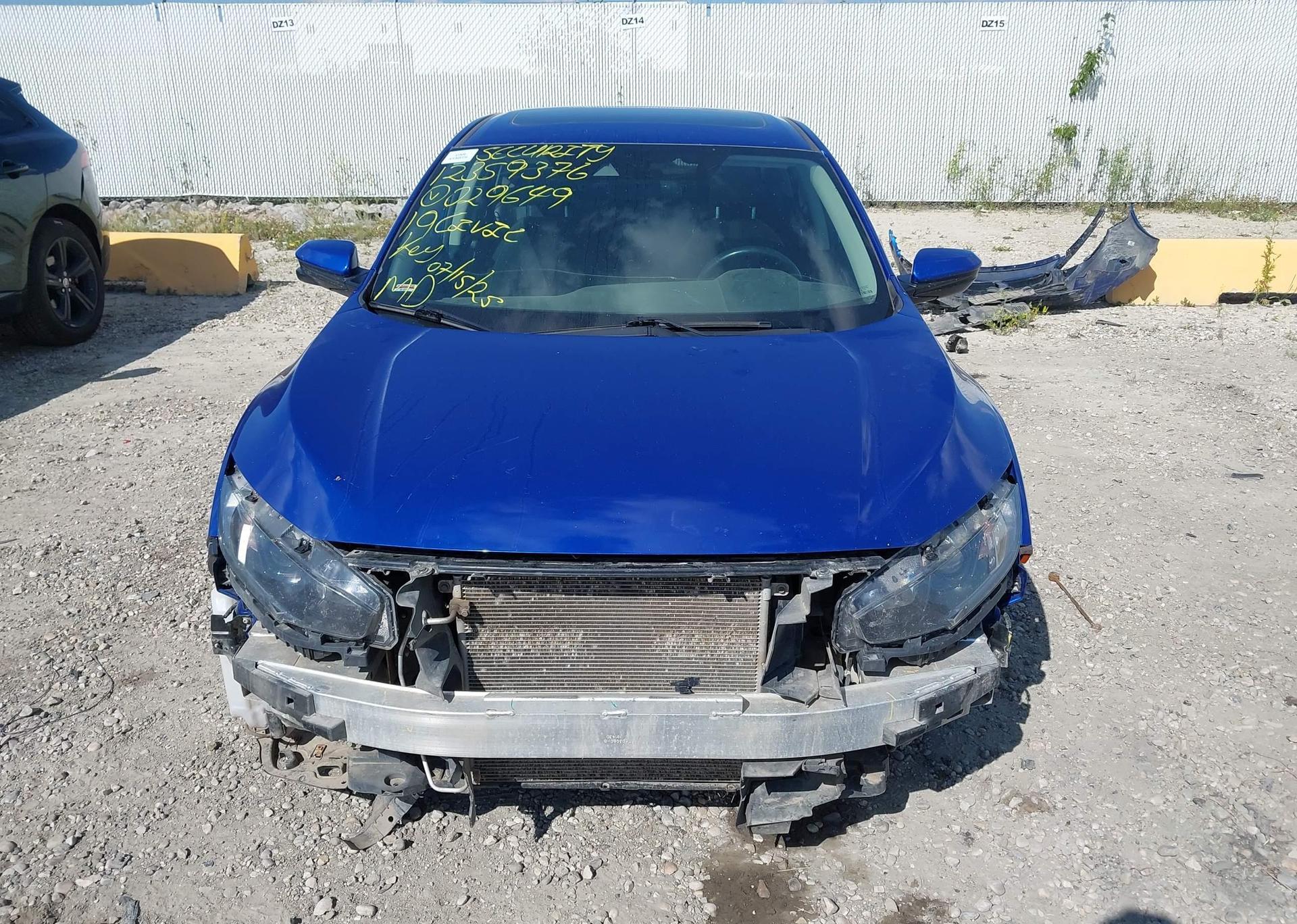 2019 HONDA CIVIC EX 4DR