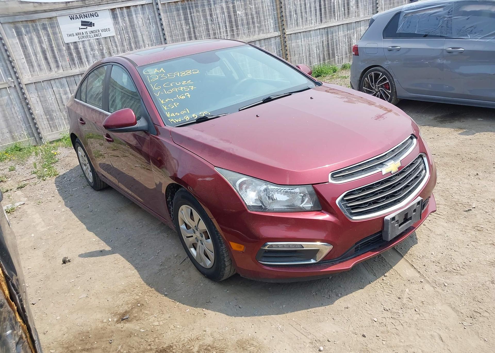 2016 CHEVROLET CRUZE LIMITED LT